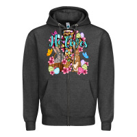Charcoal Heather Easter Day He lives Zipper Hoodie - OliviaCreatesArt
