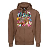Chestnut Easter Day He lives Zipper Hoodie - OliviaCreatesArt