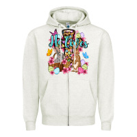 Oatmeal Heather Easter Day He lives Zipper Hoodie - OliviaCreatesArt