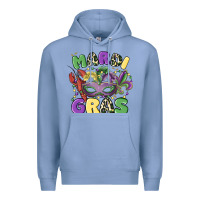 Colony Blue mardi gras Premium Hoodie - MaliasSmallBusiness