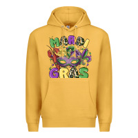Mustard mardi gras Premium Hoodie - MaliasSmallBusiness