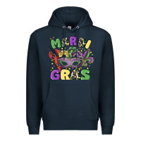 Navy mardi gras Premium Hoodie - MaliasSmallBusiness