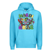 Ocean Blue mardi gras Premium Hoodie - MaliasSmallBusiness
