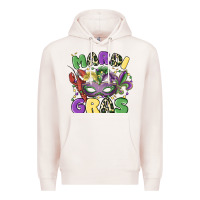 Pale Pink mardi gras Premium Hoodie - MaliasSmallBusiness
