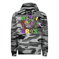 Slate Camo mardi gras Premium Hoodie - MaliasSmallBusiness