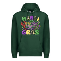 Sports Green mardi gras Premium Hoodie - MaliasSmallBusiness