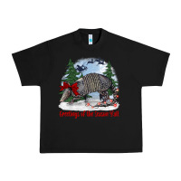 Black greetings of the season y'all with armadillo Urban Heavy Tee - BarkalooDesign