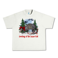 Pistachio greetings of the season y'all with armadillo Urban Heavy Tee - BarkalooDesign