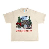 Sandshell greetings of the season y'all with armadillo Urban Heavy Tee - BarkalooDesign
