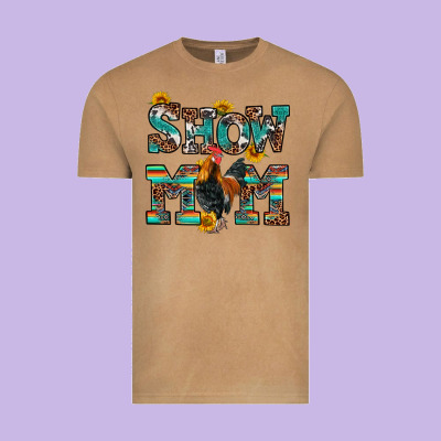 Vintage Tee show mom rooster