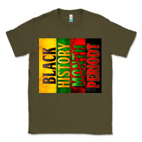 Army Green Black History Month periodt Classic Tee - Zillion Design Studio