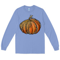 Colony Blue leopard pumpkin Long Sleeve Tee - RanaPortraitStore