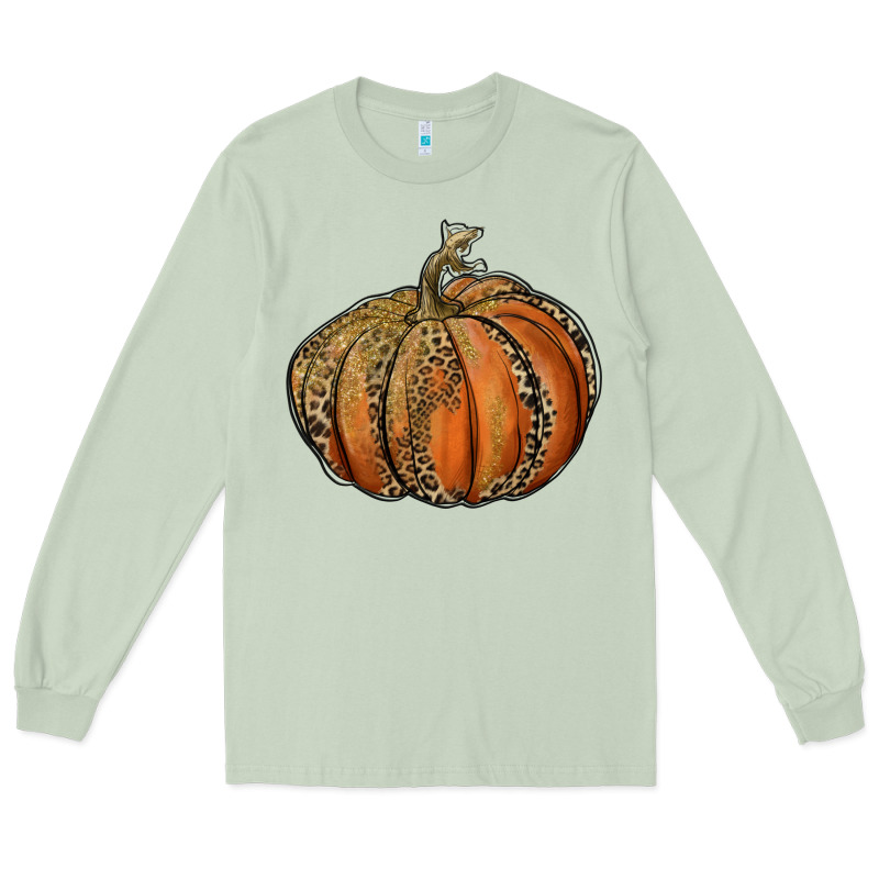Leopard Pumpkin Long Sleeve Tee by RanaPortraitStore | Teevron