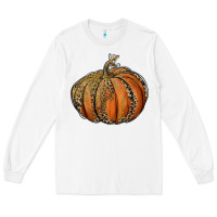 White leopard pumpkin Long Sleeve Tee - RanaPortraitStore