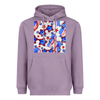 Lavender 4th of july flip flops seamless pattern Heavyweight Hoodie - BundleAndBundleShop