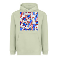 Matcha 4th of july flip flops seamless pattern Heavyweight Hoodie - BundleAndBundleShop
