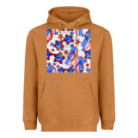 Meerkat 4th of july flip flops seamless pattern Heavyweight Hoodie - BundleAndBundleShop