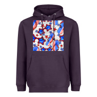 Plum 4th of july flip flops seamless pattern Heavyweight Hoodie - BundleAndBundleShop