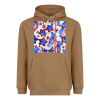 Toasted Coconut 4th of july flip flops seamless pattern Heavyweight Hoodie - BundleAndBundleShop