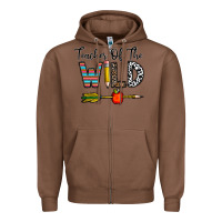 Chestnut teacher of the wild Zipper Hoodie - CowhideDigitalArt
