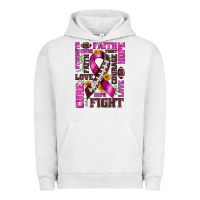 Pigment Lunar Rock breast cancer american football ribbon love cure fight bbs Urban Hoodie - BundleAndBundleShop