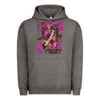 Pigment Tornado breast cancer american football ribbon love cure fight bbs Urban Hoodie - BundleAndBundleShop