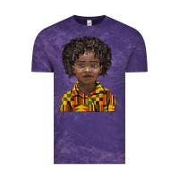 Cloud Purple black boy Vintage Tee - BarkalooDesign