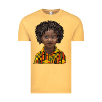 Vintage Mustard black boy Vintage Tee - BarkalooDesign