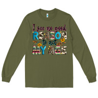 Army Green i see no good reason to act my age Long Sleeve Tee - Zillion Design Studio