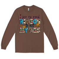 Chestnut i see no good reason to act my age Long Sleeve Tee - Zillion Design Studio