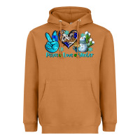 Meerkat peace love winter ado Heavyweight Hoodie - AdoDesignShop