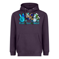 Plum peace love winter ado Heavyweight Hoodie - AdoDesignShop