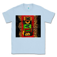 Dusty Blue Black Classic Tee - Zillion Design Studio