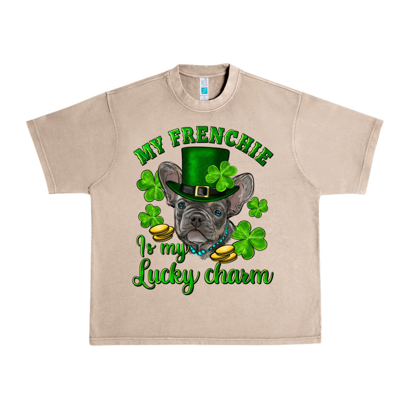 St.patrick's Day My French Bulldog Is My Lucky Charm Urban Heavy Tee by RanaPortraitStore | Teevron