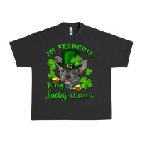 Pigment Black st.patrick's day my french bulldog is my lucky charm Urban Heavy Tee - RanaPortraitStore