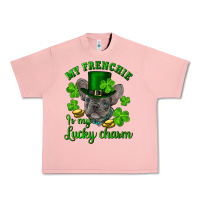 Salmon st.patrick's day my french bulldog is my lucky charm Urban Heavy Tee - RanaPortraitStore