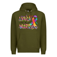 Army Green lynch syndrome warrior Premium Hoodie - NancyCooperArtShop