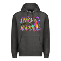 Charcoal Heather lynch syndrome warrior Premium Hoodie - NancyCooperArtShop