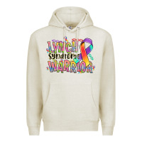 Oatmeal Heather lynch syndrome warrior Premium Hoodie - NancyCooperArtShop