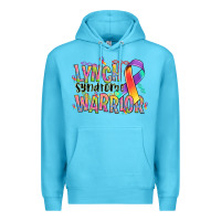 Ocean Blue lynch syndrome warrior Premium Hoodie - NancyCooperArtShop
