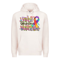 Pale Pink lynch syndrome warrior Premium Hoodie - NancyCooperArtShop