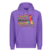 Purple lynch syndrome warrior Premium Hoodie - NancyCooperArtShop