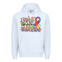 White lynch syndrome warrior Premium Hoodie - NancyCooperArtShop