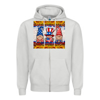 Dove Grey usa gnome Zipper Hoodie - HRA Design Shop