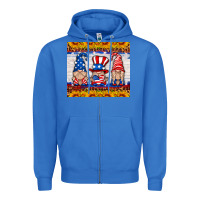 True Royal usa gnome Zipper Hoodie - HRA Design Shop