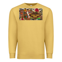 Antique Gold (preview)western turquoise gemstone horse cowhide leopard floral backg Premium Sweatshirt - Artiststas