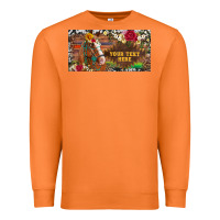 Carrot (preview)western turquoise gemstone horse cowhide leopard floral backg Premium Sweatshirt - Artiststas
