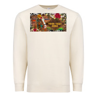 Sandshell (preview)western turquoise gemstone horse cowhide leopard floral backg Premium Sweatshirt - Artiststas