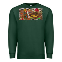 Sports Green (preview)western turquoise gemstone horse cowhide leopard floral backg Premium Sweatshirt - Artiststas