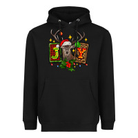 Black joy with reindeer ado Heavyweight Hoodie - AdoDesignShop